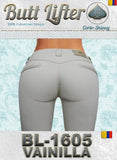 Jeans de mezclilla Crema, Butt Lifter (BL1605)