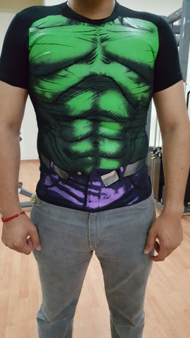 Playera Hulk Spandex Caballero